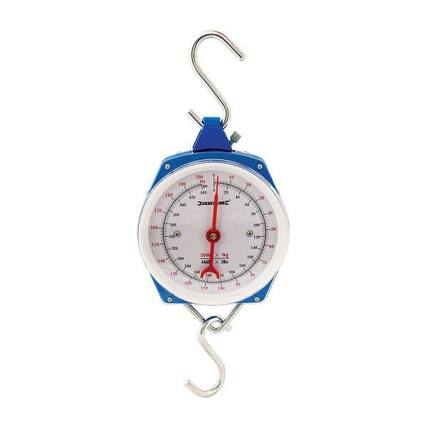 Silverline Robuste Hängewaage, 200 kg, 251087