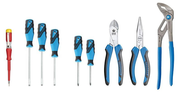 GEDORE Zangen/Schraubendreher-Sortiment für Werkzeugkarte ET-1100, 2836211