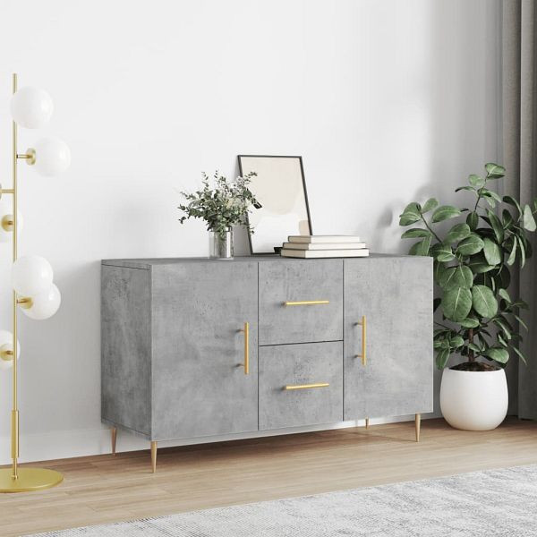 vidaXL Sideboard Betongrau 100x36x60 cm Holzwerkstoff, 828160