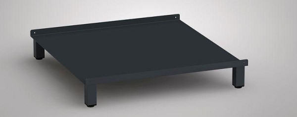 KLW Untergestell mit Trägerblech Höhe 100 mm für Schubladenschrank-Serie SDB (419 x 750 mm), SDB-UG100