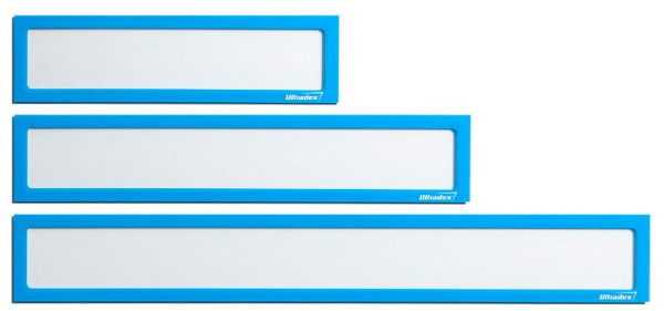 Ultradex Infotasche für Überschrift A3 quer/A2 hoch, blau, VE: 5 Stück, 510607