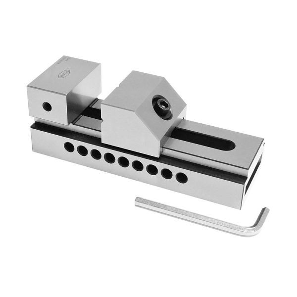STEINLE Schleif- und Kontrollschraubstock 125 mm, mit Schnellverstellung, Niederzugbacken, 65170125