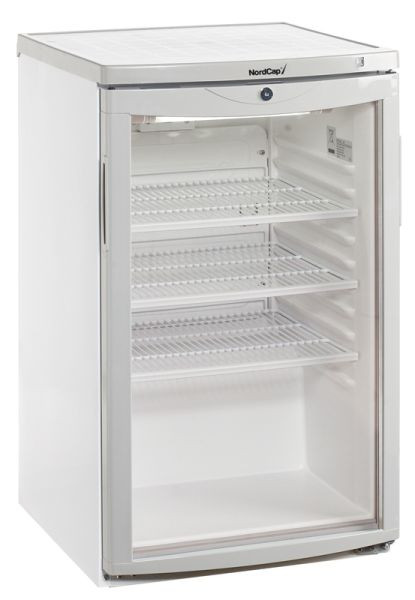 ISA Gewerbekühlschrank KU 145 G, für Take-Away Kühlprodukte und Getränkekühlung, steckerfertig, statische Kühlung, 45110145