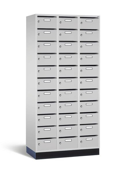 C+P Verteilerschrank Intro, H1950xB920xT490mm, Farbe: Lichtgrau, 8170-311 S10002