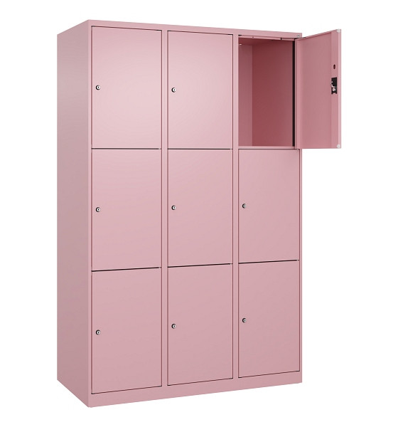 C+P Schließfachschrank Evolo PLUS, 9 Fächer, 1850x1200x500mm, 3015/3015, 049000-323 S10024