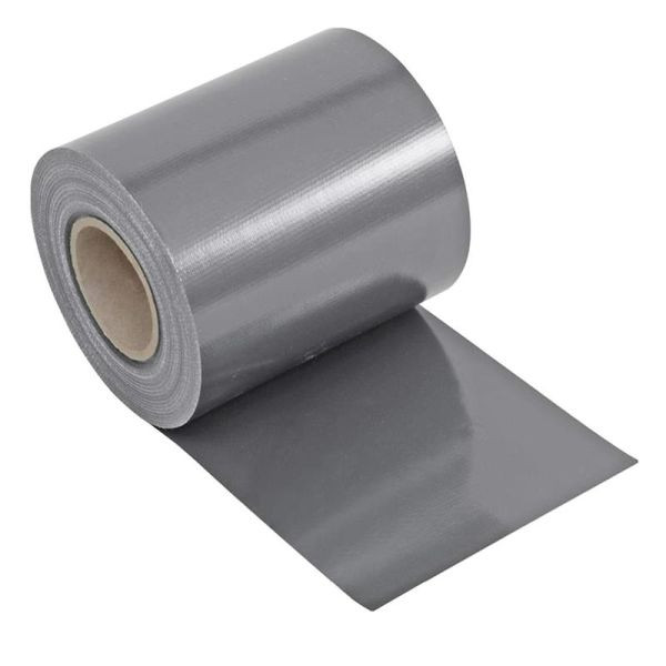 NOOR Sichtschutzstreifen PVC Zaunblende 0,19 x 35m Zaun Farbe: hellgrau (RAL 7040), 15512-4