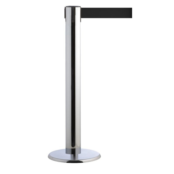 Stein HGS Personenleitsystem -P-Line Titan-, chrom, schwarz, mit Sicherheitsverschluss (selbstlösend), 15693-0303