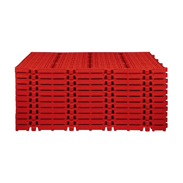 ADB Kunststoff-Werkstattboden rot, 30 x 30 x 1,1 cm, 12931