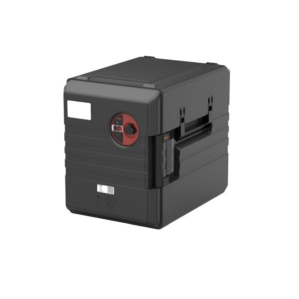 Rieber thermoport® Frontlader, stapelbar K 1000 D-FLAT-umluftbeheizt-schwarz, 85020437