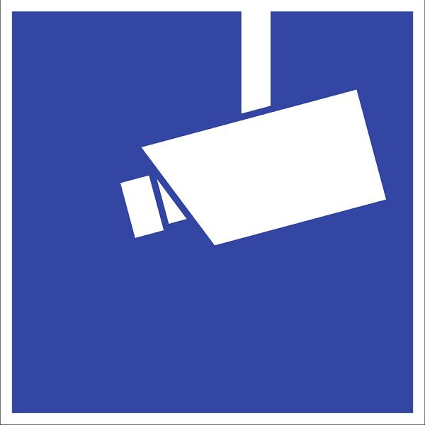 Moedel Video-Infozeichen, Folie, 60x60 mm, 60002, 4060081000982