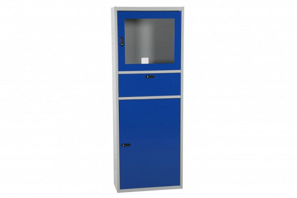 intra Computerschrank, unmontiert, blau/grau, 21 Zoll, 4031071152