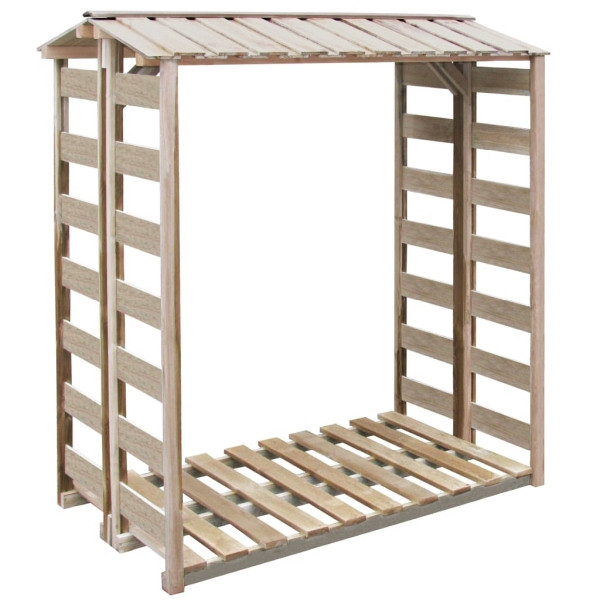 vidaXL Brennholz-Lagerschuppen 150x90x176 cm Kiefernholz Imprägniert, 43329