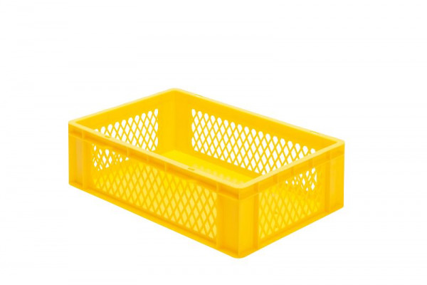 LA-KA-PE TK 600/175-1, rot, Transport-Stapelkasten, Wände durchbrochen, 07217 02 11