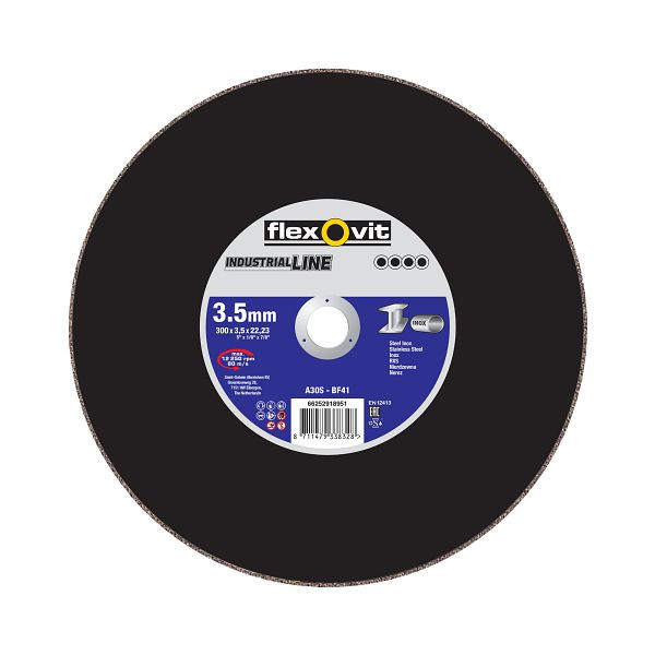 Flexovit STATIONARY Trennscheibe Metall, A 30 S-BF41/80 STATIONARY, Durchmesser: 300 mm, Holmbohrung: 32 mm, VE: 10 Stück, 66252920100