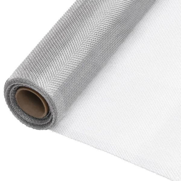 vidaXL Fliegengitter Aluminium 100x2000 cm Silbern, 150851