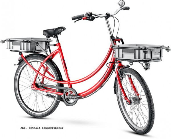 Draisin Lastenzweirad TRAPORA XS, Ausführung Lademöglichkeit: Euronormbox, 500100201206-O-Euronormbox
