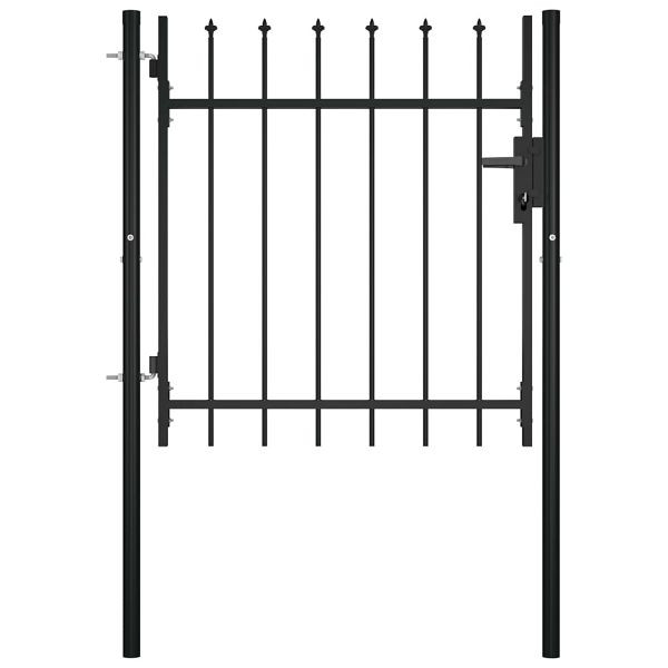 vidaXL Zauntor mit Speerspitzen 100 x 75 cm, 144358, 8718475736387