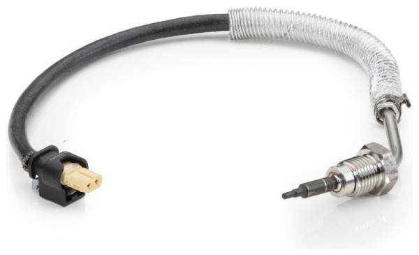 HELLA Sensor, Abgastemperatur, 2-polig, geschraubt, Kabel: 270mm, 6PT 014 494-191