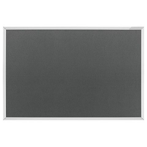 Magnetoplan Design-Pinnboard SP, Filz, Größe: 1200 x 900 mm, Oberfläche grau, 1412001