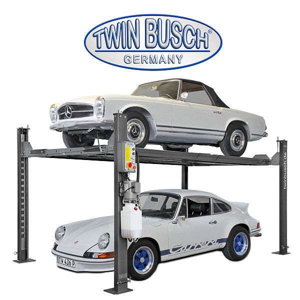 Twin Busch 4-Säulen-Parkhebebühne 3.6 t - Anthrazit, TW436P-230-G