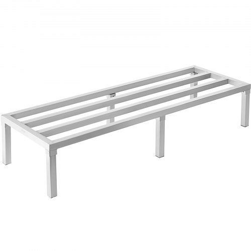VEVOR Aluminium-Stauregal, 60x20 Zoll, 1800 lbs Tragkraft, 12 Zoll hoch, für Restaurants, Küchen, Garagen, komplett verschweißt, LHJZWJHJK60XRTEQDV0