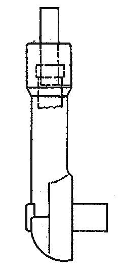 Benkiser Spülrohr für WC 3/4 Zoll Kunststoff verstellbar, für Anschlussrohr Durchmesser 45mm für Modell 895, 8003070
