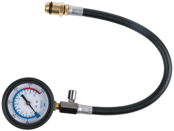 KS Tools Kompressionsmanometer 0-20 bar, 152.2068, 4042146627563