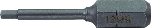 STAHLWILLE Bit-Schraubendrehereinsatz Nr.1299 2 mm Außen-6kant C 6,3 Länge 34 mm, 08090002