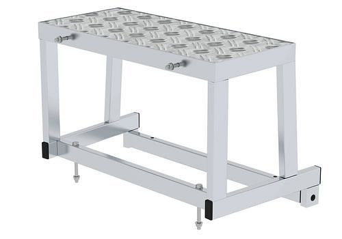 Krause Arbeitsplattform aus Aluminium, Erweiterungsmodul 1, 2. Stufe, 274521
