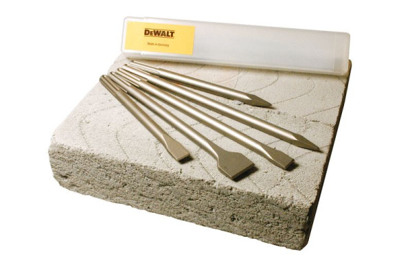 DeWalt Meißel-Set 5-teilig SDS-max, in Transportbox, SDSMAXSET2-QZ