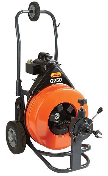 Cabere G250 vielseitige Rohrfräs- und Rohrreinigungsmaschine, Set 4 (16mm x 30,5m, 8 Köpfe), 52504