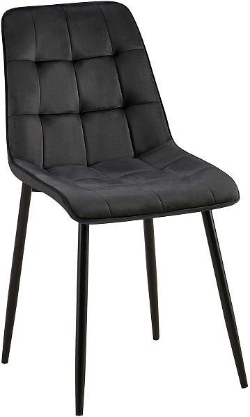 CLP Esszimmerstuhl Gifford Samt, schwarz, 324696, 4255716330224