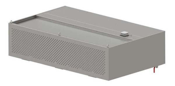 Stalgast Kompensations-Wandhaube "Expert Line", 2200x1000x450 mm, Kastenform mit LC2 Typ A Zyklonen-/Labyrinthfilter, WH221014