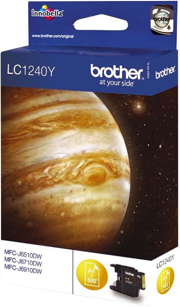 brother Original Brother Tintenpatrone gelb (LC-1240Y), LC1240Y