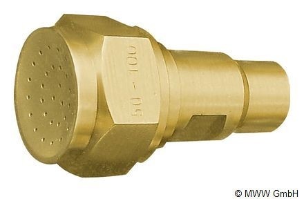 MWW Anwärmdüse zweiteilig, Brausekopfdüsen Messing, Acetylen, 50 - 100 mm, 21053