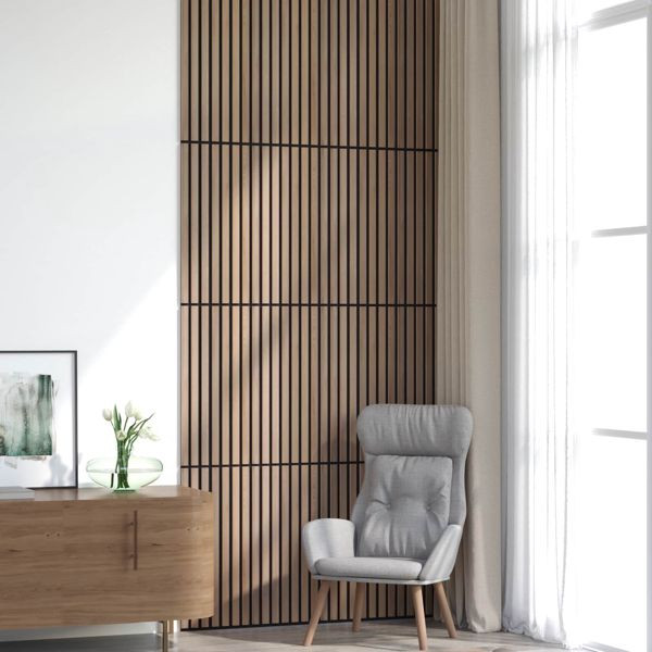 vidaXL Wandpaneele 8-teilig Braun 60,5 x 60 cm, 42046453