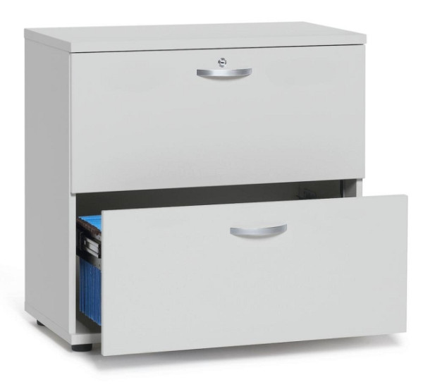 Deskin Hängeregistraturschrank MULTI M pro, Dekor lichtgrau, B 800 x H 780 x T 420 mm, 268343