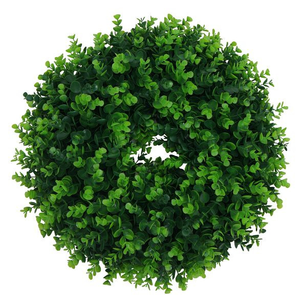 Mendler Künstlicher Kranz HWC-O97, Türkranz Tischkranz, Deko Buchsbaum In-/Outdoor Ø 45cm, 139597