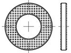 ART 88119 LOCKTIX-Scheiben Stahl gehärtet, 20 galvanisch Zink-Nickel Cr(VI)-frei VE=S (50 Stück)