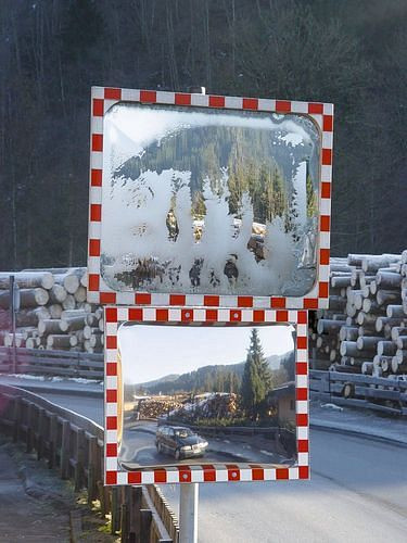 Moravia Verkehrsspiegel ICE-FREE, Edelstahl, Beschlags- und vereisungsfrei, 600 x 800 mm, 311132