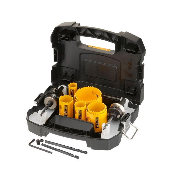 DeWalt Lochsägen-Set Bi-Metall Extreme, Universal-Set im Transportkoffer 11-teilig, 22-29-35-44-51-64-68mm, DT90353-QZ