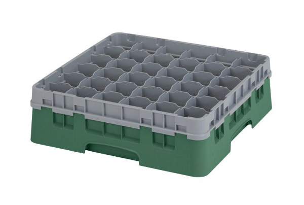 Cambro Spülkorb mit 36 Fächer Camrack® 11,4 cm Flaschengrün, 36S418119