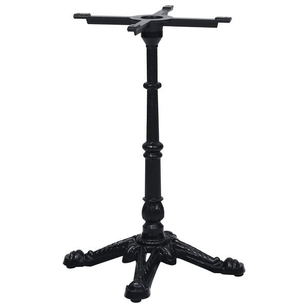 vidaXL Bistrotisch-Gestell Schwarz 52x52x72 cm Gusseisen, 325433