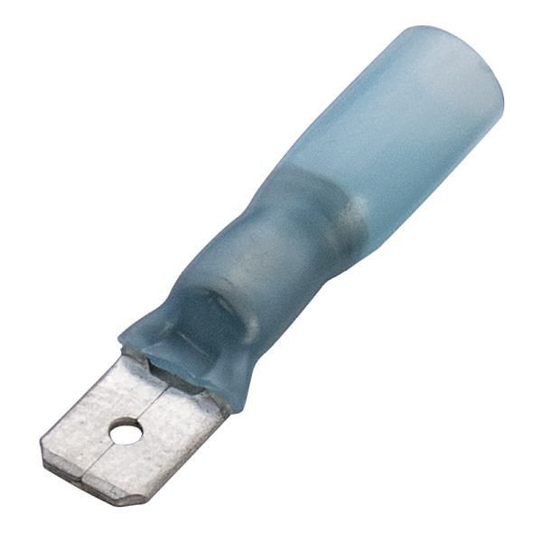 Haupa Flachstecker shrink 1,5-2,5 mm²/6,3x0,8, VE: 100 Stück, 363522