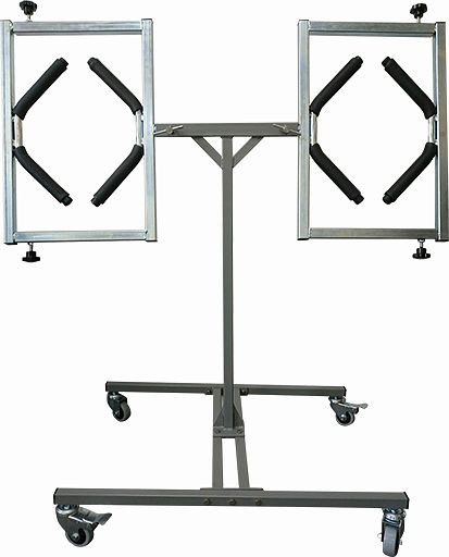 Kunzer Felgenlackierständer für 2 Felgen, 7FLS02, 4260174669373