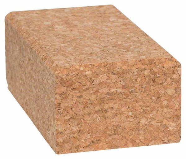 Bosch Handschleifklotz, Länge x Breite: 60 x 100 mm, aus Kork, klein, 2607000636