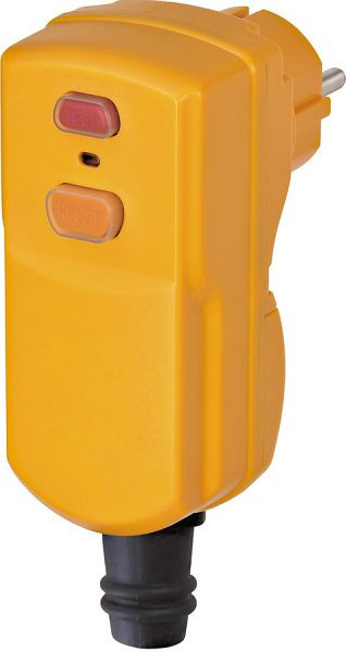 Brennenstuhl Personenschutz-Stecker BDI-S 2 30 IP55 (Personenschutzstecker mit FI-Schutzschalter für außen, zweipolige Abschaltung), 1290670