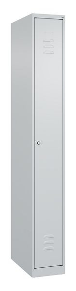 C+P Umkleidespind Classic PLUS, 1850x250x500mm, 7035/7035, Zylinderschloss, 080000-19 S10015