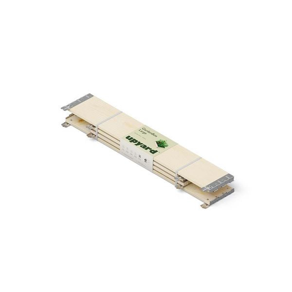 upyard Hochbeet PRO Palettenrahmen 20mm, Größe: 120 x 80 cm, Farbe natur, 160120X80X15NP