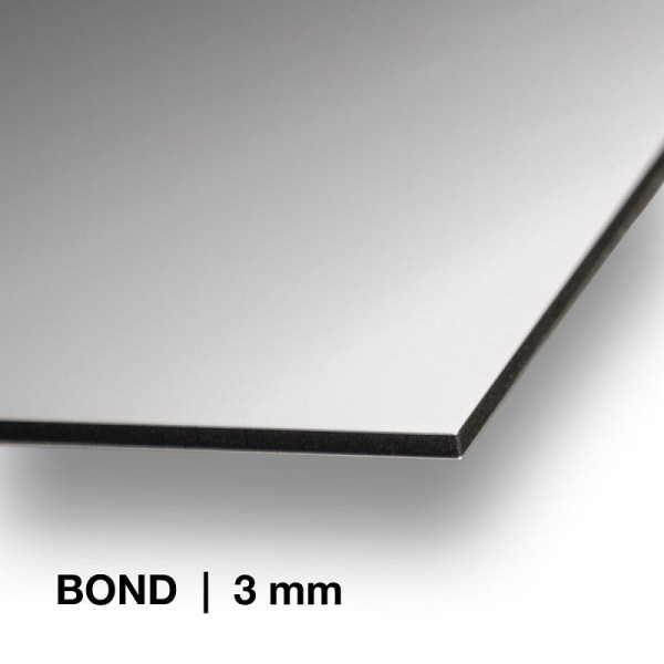 Showdown Displays Bond Platte 100x700mm Dicke 3mm beidseitiger Flachbettdruck, FB100x700GD-BW3